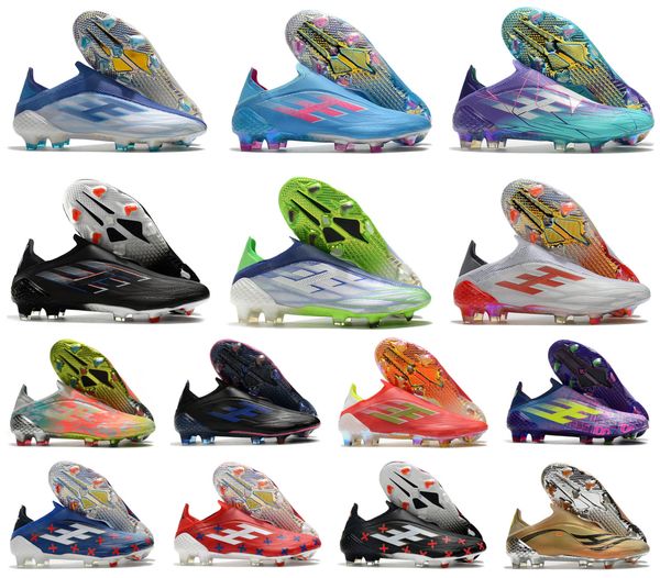 2022 X Speedflow + FG Chaussures de football pour hommes Speedflow + X Bottes Crampons Taille US 6.5-11