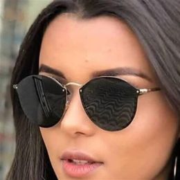 Nouveau 2019 Mode BLAZE lunettes de soleil Hommes Femmes Marque Designers Lunettes Lunettes de Soleil Rondes Bande 35b1 Mâle Femelle avec boîte case188r