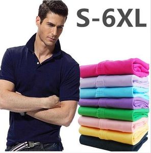 Nouveau 2019 Été Hommes De Luxe Top qualité Crocodile Broderie Polos À Manches Courtes Cool Coton Slim Fit Casual Hommes D'affaires Chemises e5 MBTW