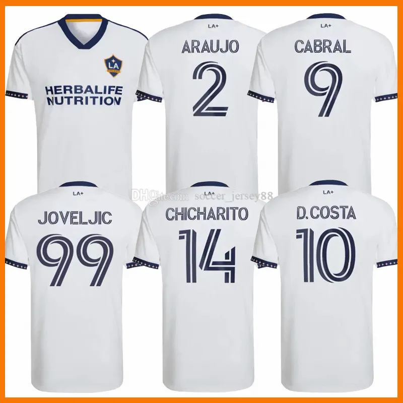 22 23 Los Ángeles LA Soccer Jerseys Galaxy Fans Player Versión D.COSTA