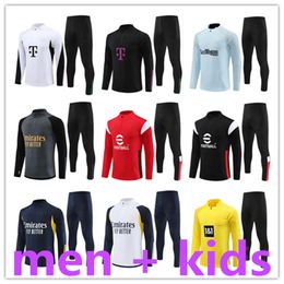 real madrid 23 24 Juventus Bayern Munich Dortmund Dort bvb AC Inter Milan foot survetement de football kids enfant hommes tracksuit training code：