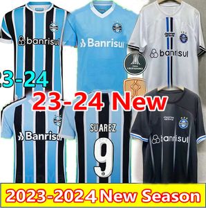 2023 Gremio FERREIRA Soccer Jerseys 23 24 3ème Suarez F.CARBALLO Maillot de futol MILLER LUAN F.CRISTALDO Chemise de football hommes enfants uniformes Camisetas de foot