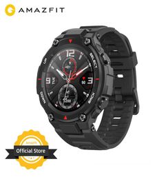 Nieuwe 2020 CES Amazfit T rex Trex Smartwatch Controle Muziek 5ATM Smart Horloge GPSGLONASS 20 dagen batterijduur MILSTD voor Android5293709