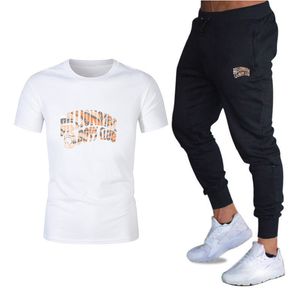 Diseñador de moda de verano Chándales de los hombres Conjuntos de camisa Pantalones Conjunto de baloncesto Camiseta casual para hombre Joggers Top Gyms Fitness Pantalones de chándal Ropa de hombre