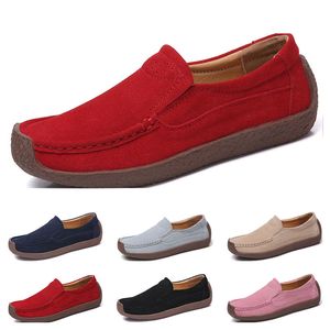 NIEUWE 2020 Mode 35-42 EUR NIEUWE DAMES LEDEREN Schoenen Snoep Kleuren overschoenen Britse Casual Schoenen Gratis Verzending Espadrilles #Drie