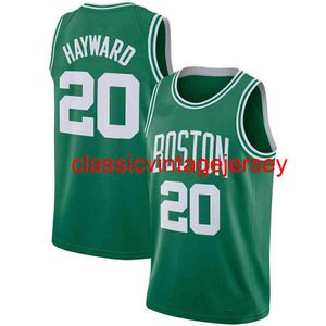 Nouveau 2020 Gordon Hayward 20 Swingman Jersey Cousu Hommes Femmes Jeunes Basketball Maillots Taille XS-6XL