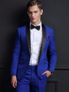 Costumes pour hommes, blazer bleu Royal, Tuxedos de marié, pour dîner de fête de mariage, nouvelle collection 2022