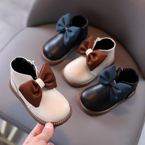 Nouveau 2020 hiver bébé bottes bowknot filles bottes bébé chaussures enfant en bas âge chaussures bébé fille chaussures princesse Martin bottes filles bottine