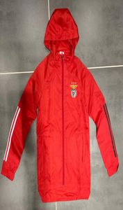 Nuevo 202021 Benfica para hombre de fútbol con capucha chaqueta cortavientos abrigo de invierno con cremallera completa cortavientos de fútbol sudadera con capucha Men0399253388