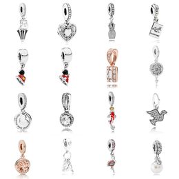 NOUVEAU 2021 100% 925 Sterling Silveand797507CZ Poppins Umbrella Hanging Charm and luxuryDIY Femmes Original Bracelet Mode Juif elry Cadeau