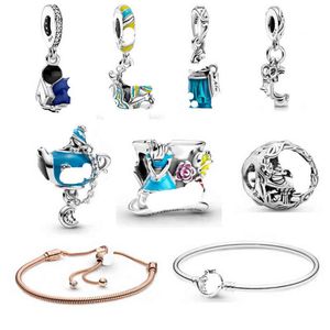 Nieuwe 2021 100% 925 Sterling Zilver Lente Collectie Hanger Charm Fit DIY Vrouwen Armband Ketting Originele Mode-sieraden Gift AA220315