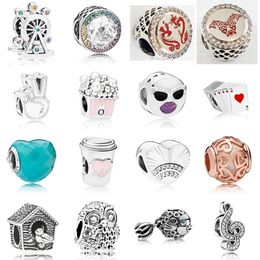 Nouveau 2021 100% 925 Sterling Silver797215 symbole de charme de paix et luxueux bricolage femmes Bracelet Original bijoux de mode