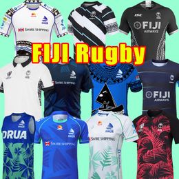 Nouveau 2023 2024 Fidji Home Away Rugby Jerseys Sevens Shirt Thai Quality 23 24 Fiji National 7's Rugby Jerseys Shorts Training Vest Pants 4xl 5xl