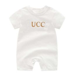 Pelele de verano para niñas recién nacidas de 0 a 24 meses, ropa de niño con estilo de letras, manga larga de algodón blanco, rosa y verde, novedad de 2021