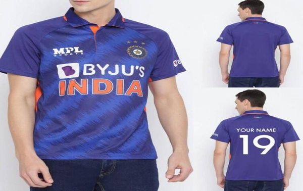 Nouveau maillot de cricket indien 2022 2023, nom et numéro personnalisés, grande taille 5xl4350095