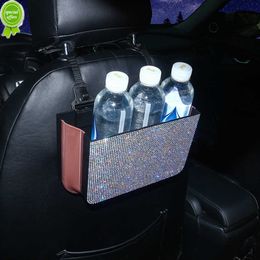 NIEUW 2022 Auto -stoel Back Trunk Organizer achterbank Hangende opbergtas Automobile Stowing Noty Bling Auto Accessoires voor vrouw