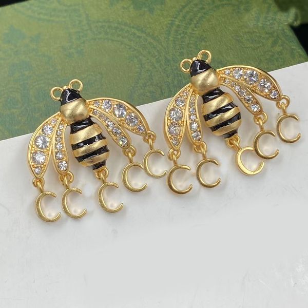 Nouveau 2022 mode boucles d'oreilles breloque abeille concepteur boucles d'oreilles femmes fête cadeaux bijoux de mariage