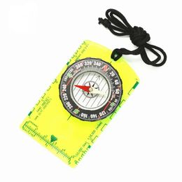 Nieuwe 2022 Outdoor Portable Hiking Camping Ruler Map vergrootglas vloeistof gevuld kompas