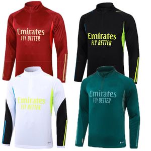 NIEUW 2023 2024 Arsen trainingspak jersey Herenvoetbal voetbal 23 24 Half getrokken voetbal met lange mouwen Gunners trainingspak survetement foot chandal jogging top