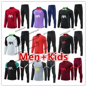 New_2023 2024 Set Jerseys Kit 21 22 23 24 Jersey de football Hommes Enfants Football Survêtement Costume d'entraînement Survêtements Survetement