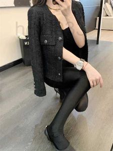 nieuwe 2023 designer jas vrouwen jassen vrouwen jas plus size mode tweed overjas zwarte jassen dames vest Moederdag Gift 9WOE