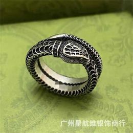 Nouveau 2023 designer bijoux bracelet collier ancien esprit serpent classique dominateur vieux couple anneau