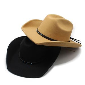  Nuevo sombrero Fedora 2023 para hombres y mujeres, sombreros de fieltro de Jazz para otoño e invierno,  sombreros de copa de ala ancha, gorras para exteriores de 9cm