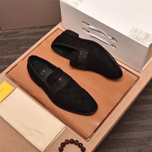 Nuevo 2023 Flat Classic Men Designer Zapatos de vestir Cuero genuino Wingtip Tallado Italiano Formal Oxford Calzado Talla grande 38-45 para el invierno