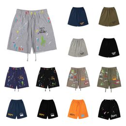 Nuevo 2023 Galleryes Dept Pantalones cortos para hombre Pantalones de diseñador de moda Pantalón de chándal Pantalones cortos casuales sueltos para hombres y mujeres 50 Estilo Tamaño S-XL
