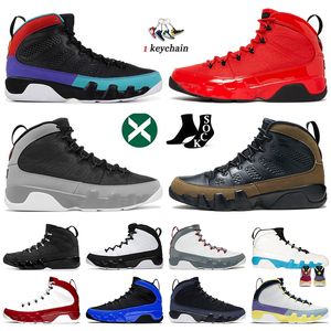 Nuevo 2023 JUMPMAN 9 9s Zapatos de baloncesto para hombre Power Blue Fire Red Change The World University Gold Space Jam Chlie Gym Red Jorde Designer OG Sneakers Entrenadores 40-47