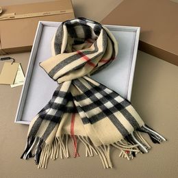 NIEUWE 2023 gebreide sjaal Sjaals Stijlvolle dames kasjmier sjaal Volledige letter bedrukte sjaals Zacht aanvoelende warme omslagdoeken met tags Herfst Winter Lange sjaals