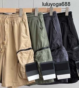 Nouveau 2023 Shorts pour hommes Stones Island Designers Cargo Pants Patches été Pantalons de survêtement Pantalon de sport Big Pocket salopettes pantalons zippper mens Pants