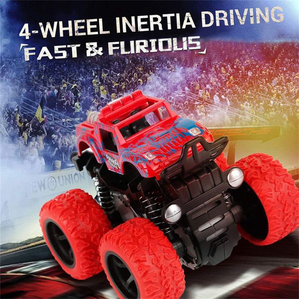 Nouveau 2023 Monster Truck Toys Voiture à quatre roues motrices Véhicule tout-terrain Stunt Dump Cars Inertie Voiture Dinosaure Pull Back Enfants Jouet Cadeau