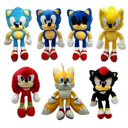 NOUVEAU 2023 Poupées en peluche 30cm Supersonic Peluche Sonic Mouse Sonic Hedgehog Styles spéciaux