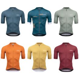 NOUVEAU 2023 RAMUDAX Cycling Jersey 12 Color Cycling Tops Courte de vélo à manches courtes Courtes cyclistes Summer Jerseys Summer