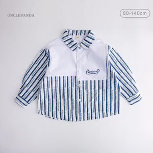 Nouveau 2023 Spring Cotton Kids Clothes Fashion Casual Handsome Shirt for Childre