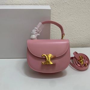New 2023 Spring/summer Evening Bags Vintage Exquisite Fresh Sweet Mini Hardware Magnetic Buckle Crossbody Bag
