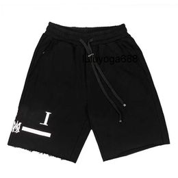 Nouveau 2023 été Designer hommes shorts amirs court genou longueur lâche Lettre imprimer femmes homme pantalon détendu sportwear marque de mode mens shorts