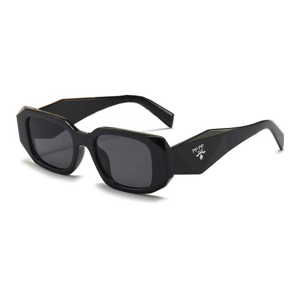 Nouveau 2023 lunettes de soleil lunettes de soleil de créateur lunettes de vue classiques lunettes de soleil de plage en plein air pour homme femme mélanger la couleur en option signature triangulaire AAAA