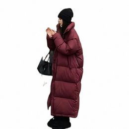 Nouveau 2023 Femmes Down Cott Manteau Automne Hiver Mi-Longueur Cott Vêtements d'extérieur Coréen Lâche Épaissi Manteau de Neige Parka Femme K5pJ #