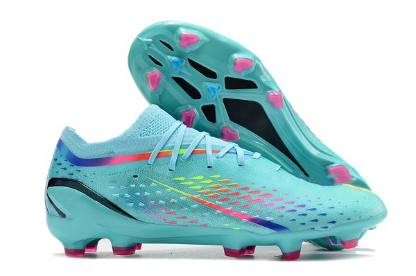 Nuevo 2023 X Speedportal .1 Zapatos de fútbol BOTAS FG Botas de fútbol Zapatos de diseñador Zapatos de entrenamiento de juego de entrenador Tamaños azules 40-45