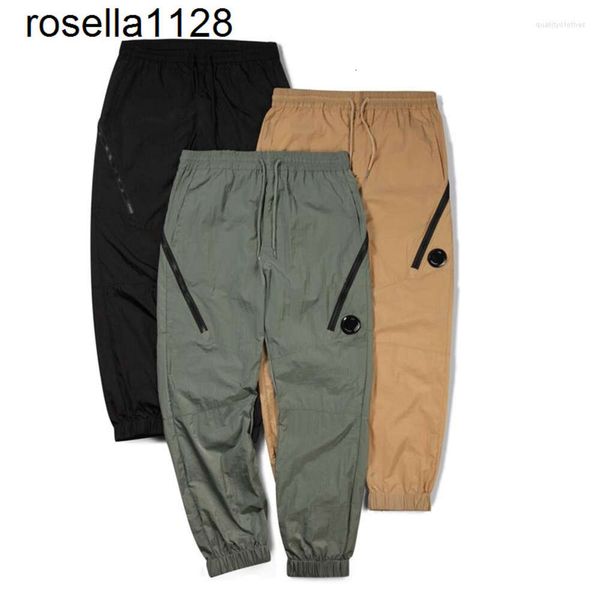 Nuevo 2023ss Pantalones para hombres Salida de primavera Otoño Marca de moda Alto Secado rápido Ocio Deportes impermeables Pantalones sueltos CP Pantalones para mujer para hombre