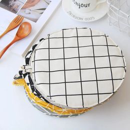 new 2024 1 Piece Cute Non-slip Yellow Gray Cotton Fashion Nordic Kitchen Cooking Microwave Gloves Baking BBQ Potholders Oven Mittsfor yellow