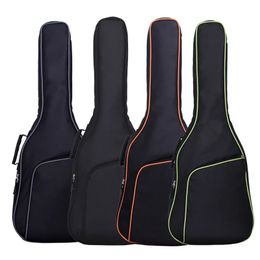 NIEUW 2024 101 x 34 x 5 cm Oxford Fabric Electric Guitar Case kleurrijke rand gig tas dubbele riemen kussen 8 mm katoenen verdikking zachte hoes voor