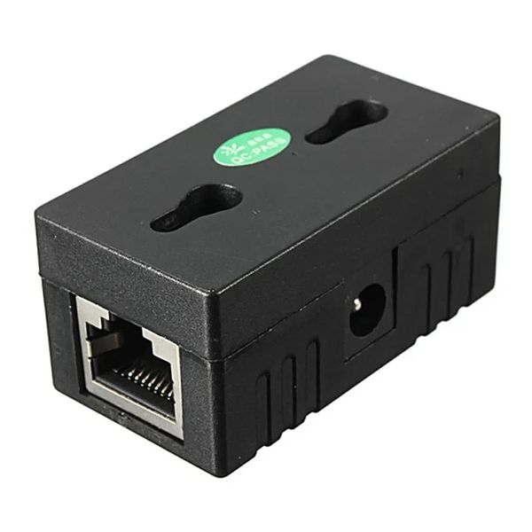 NOUVEAU 2024 10M / 100MBP POSIVE POE POUR LE POSE SURTERNET RJ-45 Adaptateur de montage mural du séparateur d'injecteur pour CCTV IP Camera Networking2.pour Ethernet