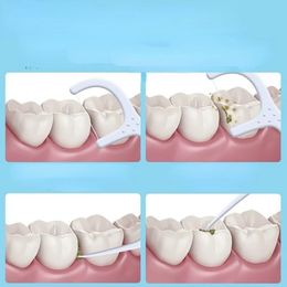 Nieuwe 2024 10 -stcs/tas Dental flosser picks tanden stick stick tand schoon orale reinigingszorg wegwerpvloer draad tandenstokers voor wegwerpbaar voor voor