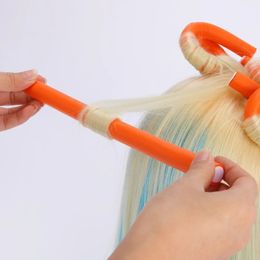 NIEUW 2024 10PCS UNISEX MAGIC HAAR CURLER STIKKEN Soft Foam Bendy Twist Diy Hair Design Maker Curl Roller Spiral Curls Haarstyling Diy Tool1.