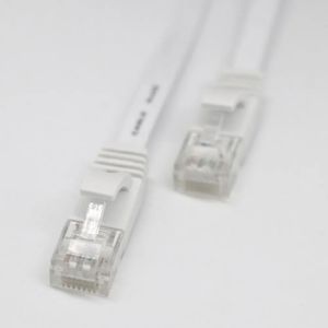 Nouveau 2024 1m / 2m / 3m / 5m / 10m / 15m / 20m RJ45 CAT6 ETHERNET Réseau LAN Cable Câble Patch plat UTP Router intéressant lot ultra slim et plat Profil pour