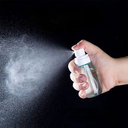 Nuevo 2024 1pc 30ml 60ml 100ml upg fino fino botella de spray de plástico bomba bomba de loción de viaje botellas de agua recarga fina botella de spray de niebla