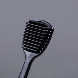 NIEUW 2024 1PC Volwassen zachte borstelige tandenborstel Spiraalvormige borstelt tandenborstel Schraap tongcoating en niet-slip borstelgreep tandenborstelspiraal